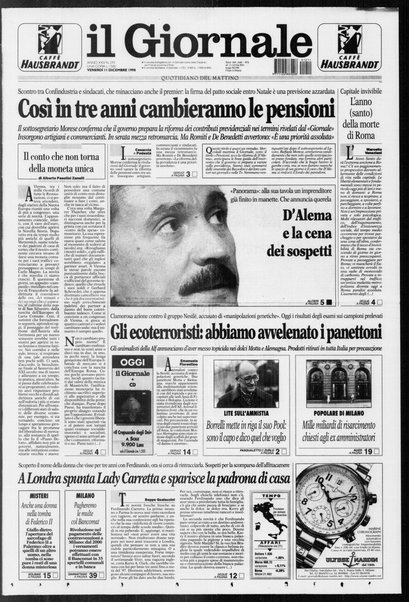 Il giornale : quotidiano del mattino